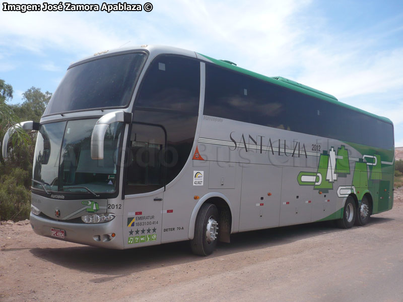 Marcopolo Paradiso G6 1550LD / Scania K-380 / Santa Luzia Transporte & Turismo (Santa Catarina - Brasil)