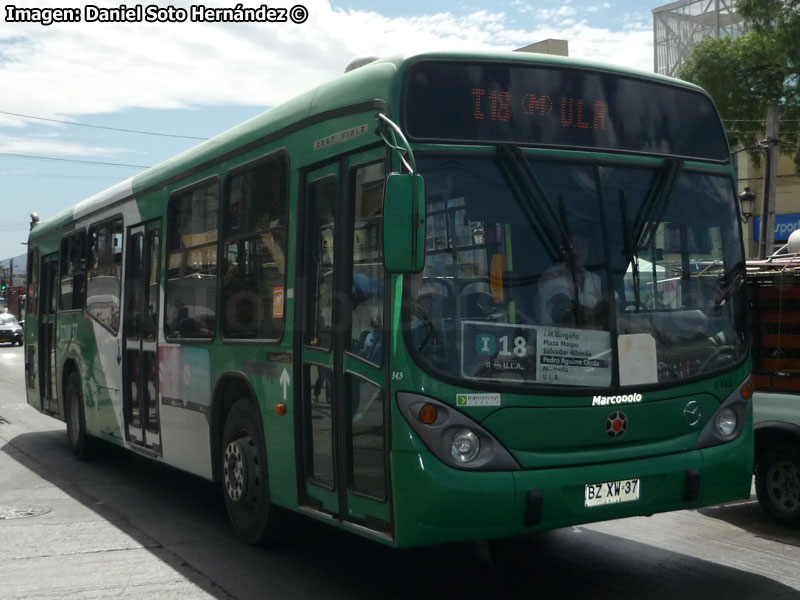 Marcopolo Gran Viale / Mercedes Benz O-500U-1726 / Servicio Alimentador I-18