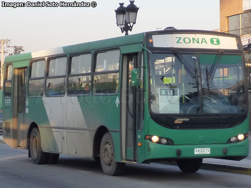 Induscar Caio Apache S21 / Mercedes Benz OH-1418 / Servicio Alimentador I-11