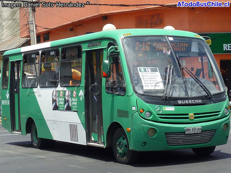 Busscar Micruss / Mercedes Benz LO-915 / Servicio Alimentador I-16