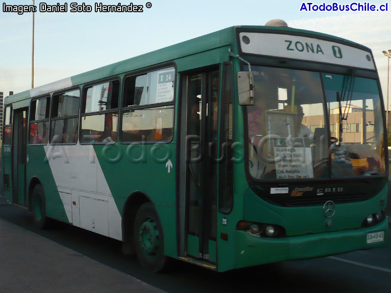 Induscar Caio Apache S21 / Mercedes Benz OH-1418 / Servicio Alimentador I-14