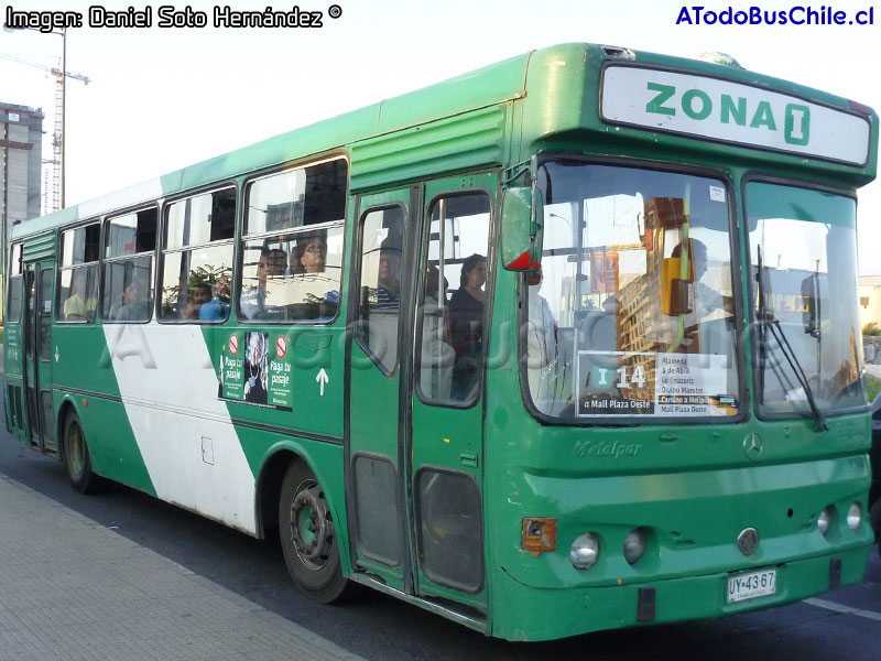 Metalpar Petrohué 2000 / Mercedes Benz OH-1420 / Servicio Alimentador I-14