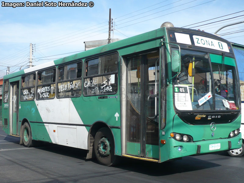 Induscar Caio Apache S21 / Mercedes Benz OH-1418 / Servicio Alimentador I-01