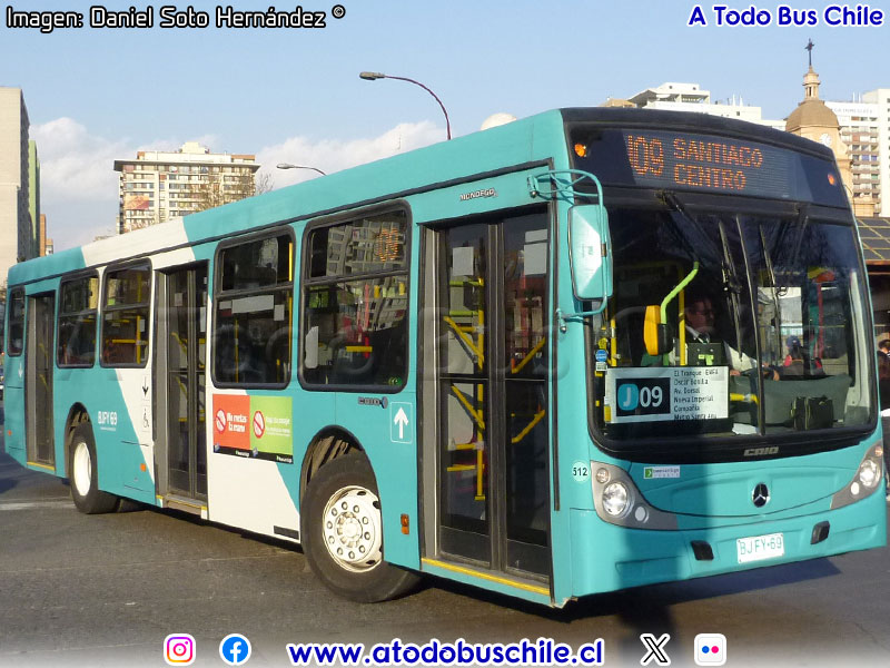 Induscar Caio Mondego H / Mercedes Benz O-500U-1726 / Servicio Alimentador J-09