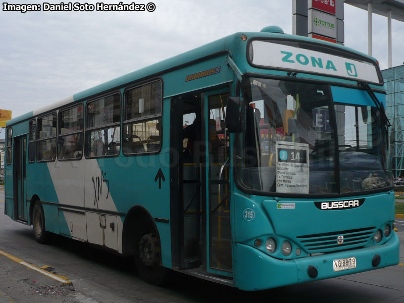 Busscar Urbanuss / Mercedes Benz OH-1420 / Servicio Alimentador J-14