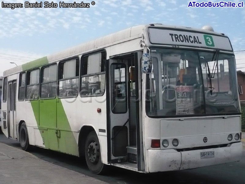 Marcopolo Torino GV / Mercedes Benz OH-1420 / Servicio Troncal 301