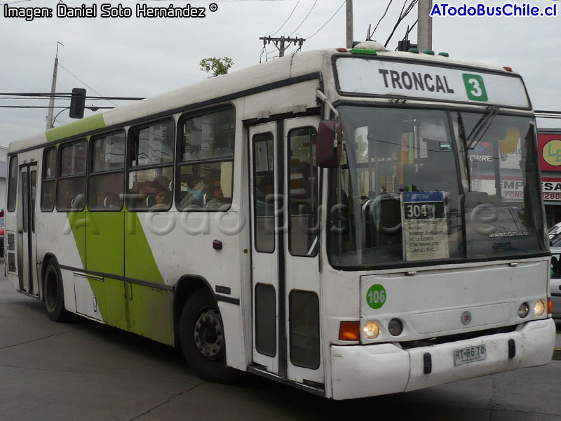 Marcopolo Torino GV / Mercedes Benz OH-1420 / Servicio Troncal 304