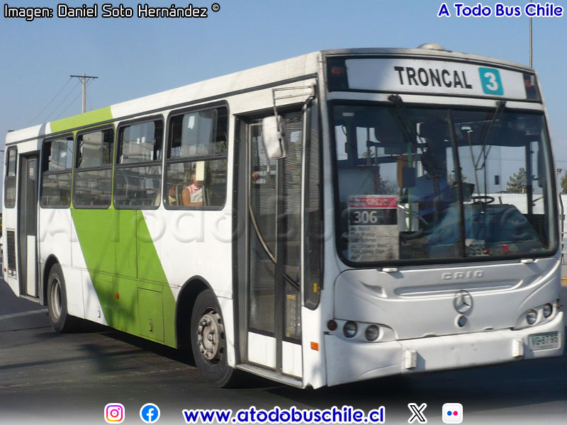 Induscar Caio Apache S21 / Mercedes Benz OH-1420 / Servicio Troncal 306