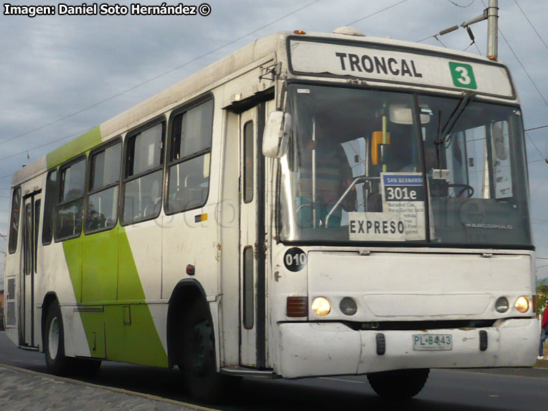 Marcopolo Torino GV / Mercedes Benz OH-1420 / Servicio Troncal 301e