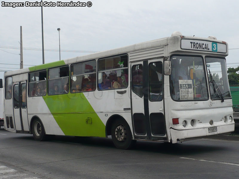 Metalpar Petrohué 2000 / Mercedes Benz OH-1420 / Servicio Troncal 314