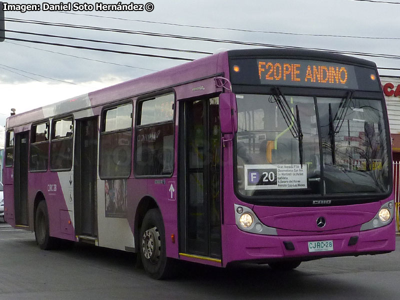 Induscar Caio Mondego H / Mercedes Benz O-500U-1726 / Servicio Alimentador F-20