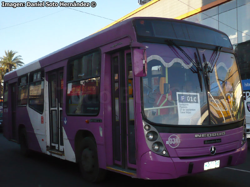 Neobus Mega / Mercedes Benz OH-1115L-SB / Servicio Alimentador F-01c