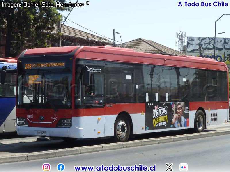 Yutong ZK6128BEVG / Servicio Troncal 228