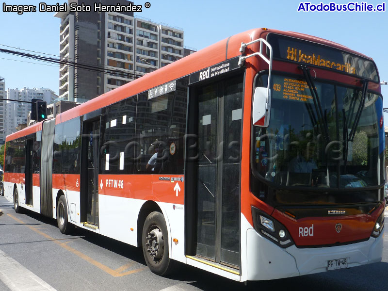 Induscar Caio Mondego II / Scania K-320UA eev6 / Servicio Troncal 403