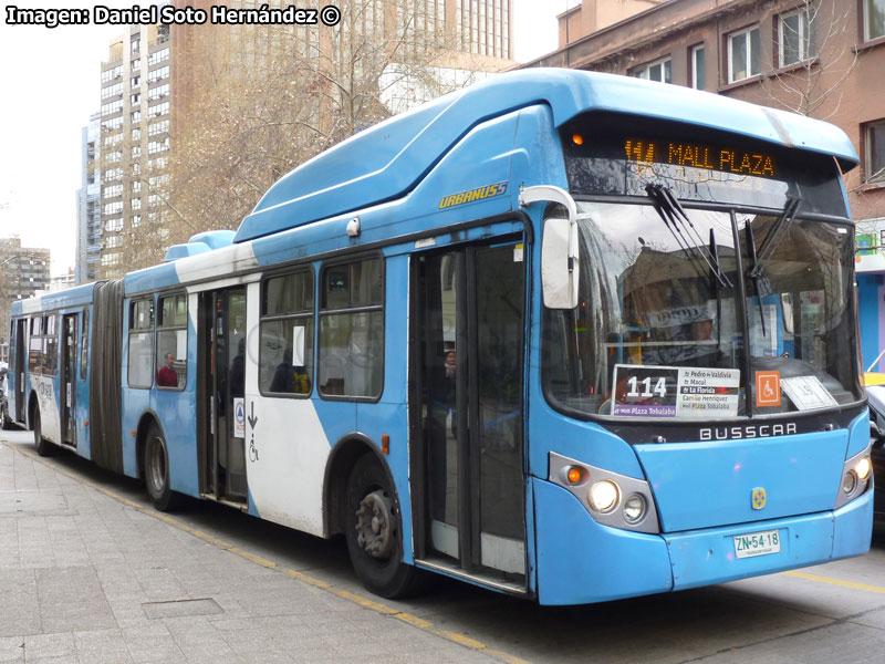 Busscar Urbanuss / Volvo B-9SALF / Servicio Troncal 114