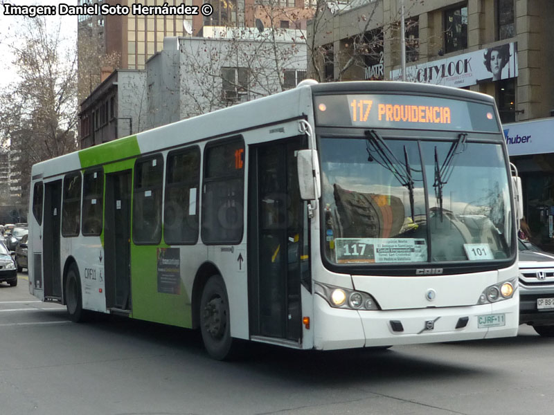 Induscar Caio Mondego L / Volvo B-7R-LE / Servicio Troncal 117