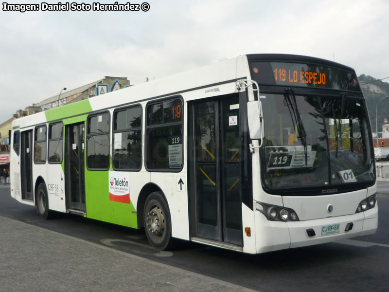 Induscar Caio Mondego L / Volvo B-7R-LE / Servicio Troncal 119