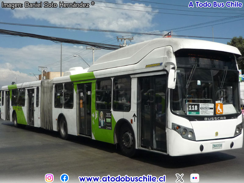 Busscar Urbanuss / Volvo B-9SALF / Servicio Troncal 118