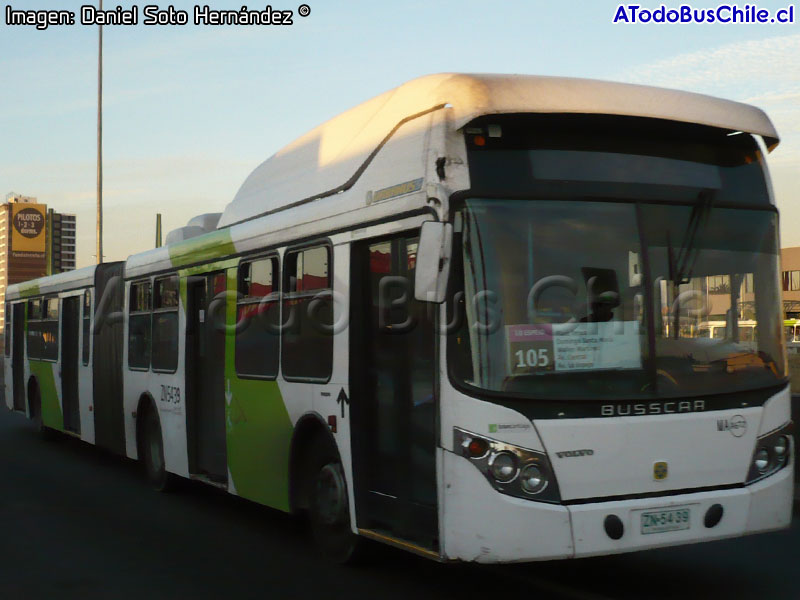 Busscar Urbanuss / Volvo B-9SALF / Servicio Troncal 105