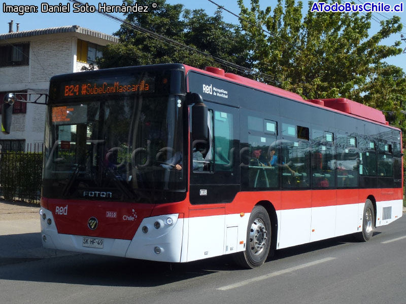 Foton E-Bus U-12 SC / Servicio Alimentador B-24