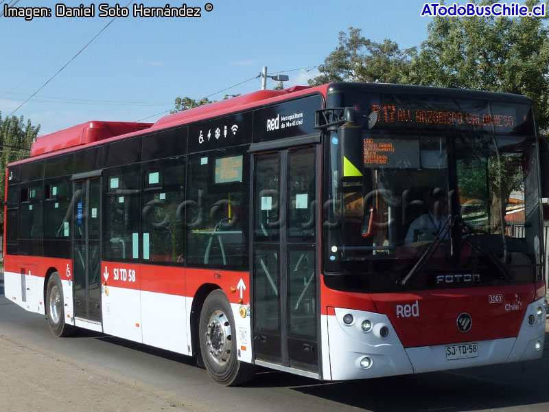 Foton E-Bus U-12 SC / Servicio Alimentador B-17