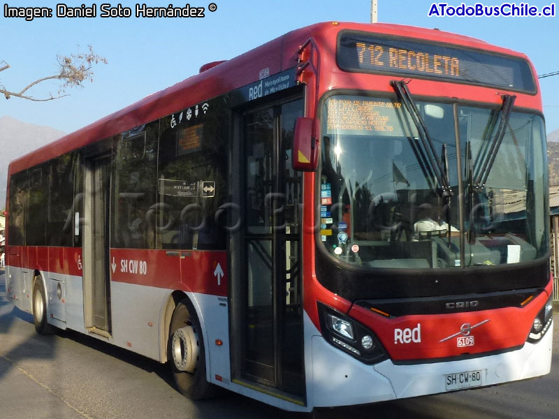 Induscar Caio Mondego II / Volvo B-8R-LE Euro6 / Servicio Troncal 712