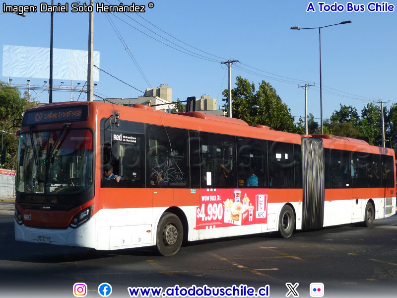 Induscar Caio Mondego II / Scania K-320UA eev6 / Servicio Troncal 107