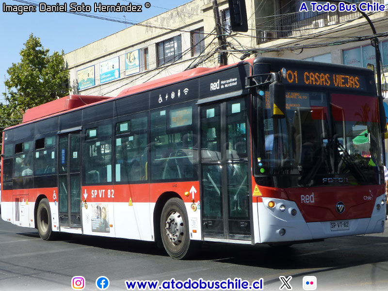 Foton E-Bus U-12 SC / Servicio Alimentador F-01