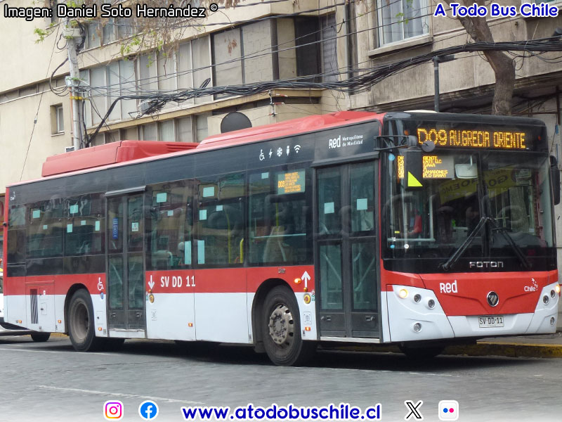 Foton E-Bus U-12 SC / Servicio Alimentador D-09