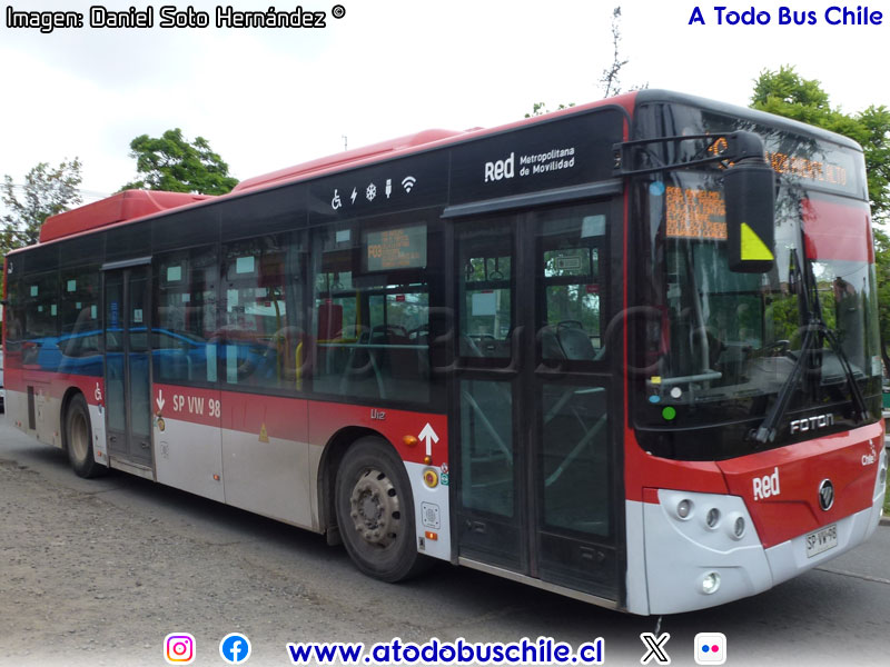 Foton E-Bus U-12 SC / Servicio Alimentador F-03