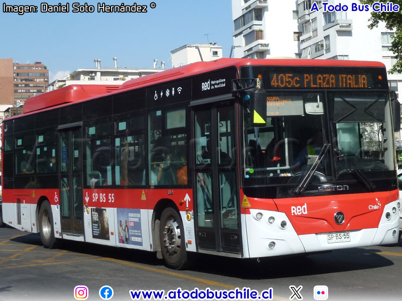 Foton E-Bus U-12 SC / Servicio Troncal 405c