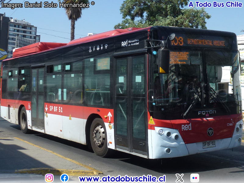 Foton E-Bus U-12 SC / Servicio Troncal 103