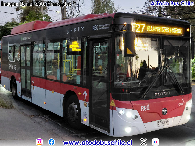Foton E-Bus U-10 SC / Servicio Alimentador F-27 (T1057)