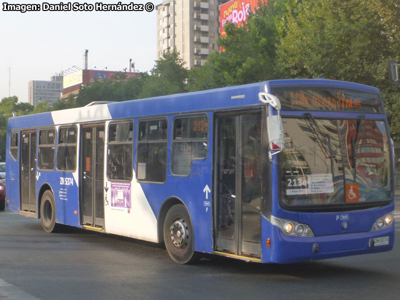 Induscar Caio Mondego L / Volvo B-7R-LE / Servicio Troncal 213e