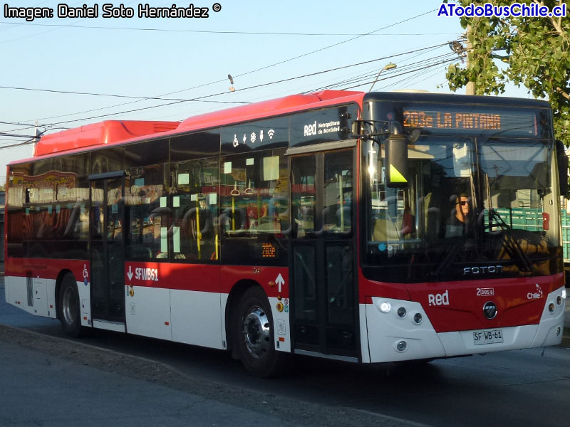 Foton E-Bus U-12 SC / Servicio Troncal 203e