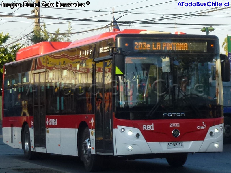 Foton E-Bus U-12 SC / Servicio Troncal 203e