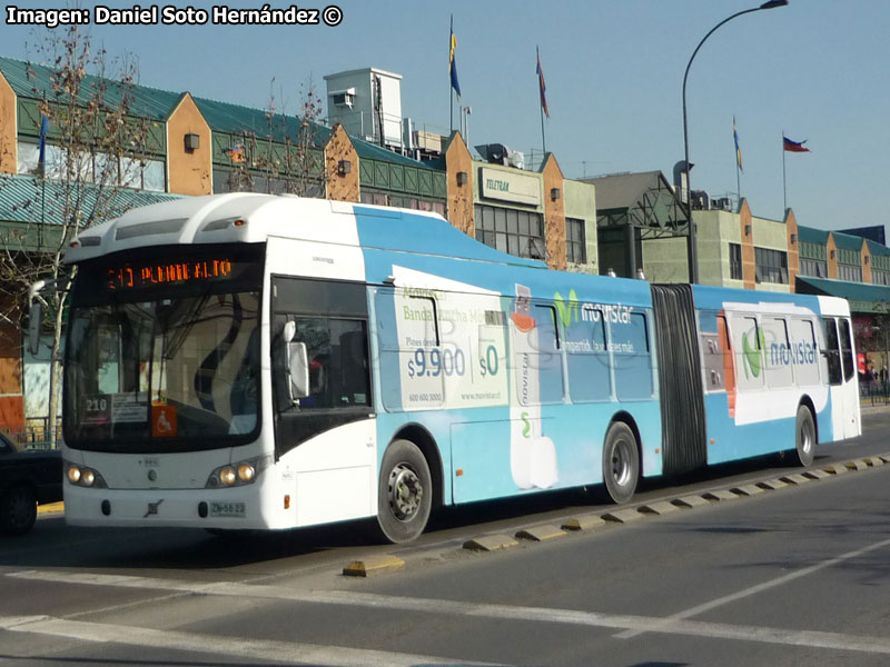 Induscar Caio Mondego LA / Volvo B-9SALF / Servicio Troncal 210