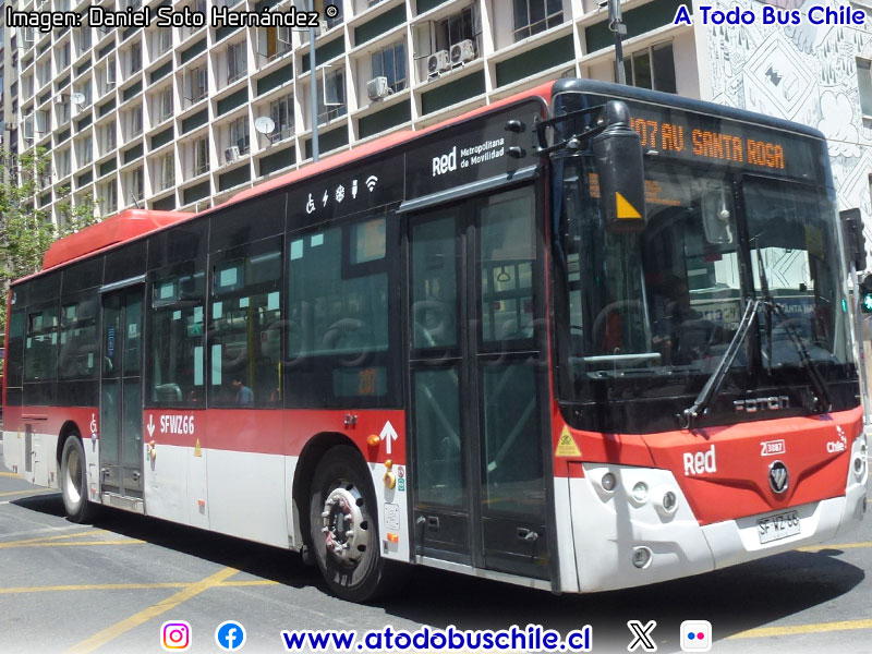 Foton E-Bus U-12 SC / Servicio Troncal 207