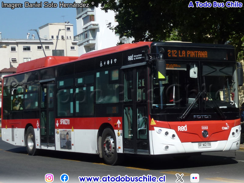 Foton E-Bus U-12 SC / Servicio Troncal 212