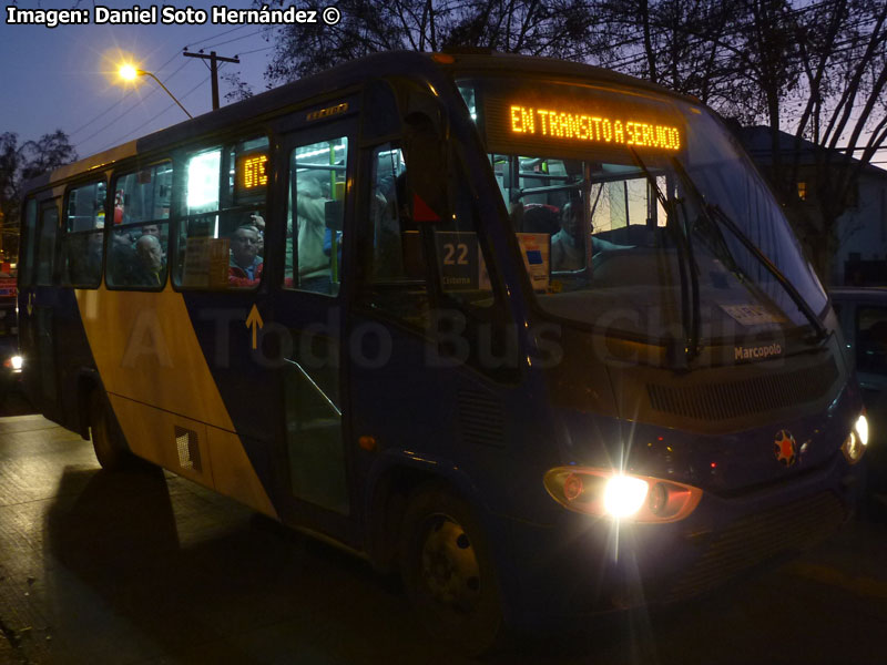 Marcopolo Senior / Mercedes Benz LO-915 / Servicio Alimentador G-22