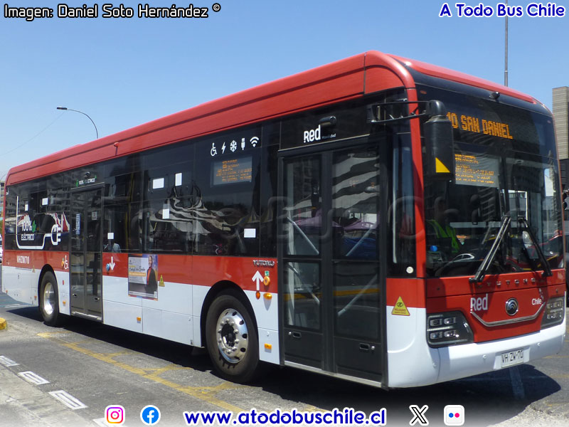 Yutong ZK6128BEVG / Servicio Alimentador J-10 (T1510)