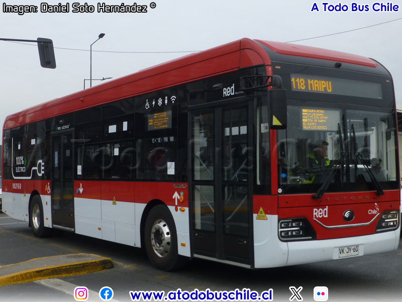Yutong ZK6128BEVG / Servicio Troncal 118