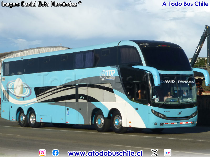 Comil Campione DD / Volvo B-430R 8x2 / TDP - Terminales David - Panamá