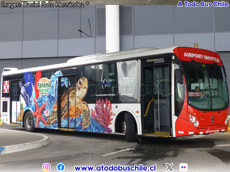 Busscar Urbanuss Pluss / Volvo B-290R-LE / Busmen - Shuttle Bus Aeropuerto Tocumen (Ciudad de Panamá)