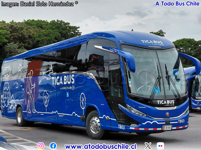 Polomex Paradiso G8 1350 / Scania K-450CB eev5 / Tica Bus Internacional (Costa Rica)
