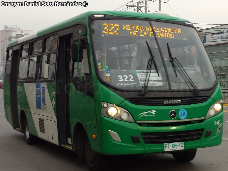 Induscar Caio Foz / Mercedes Benz LO-916 BlueTec5 / Servicio Troncal 322