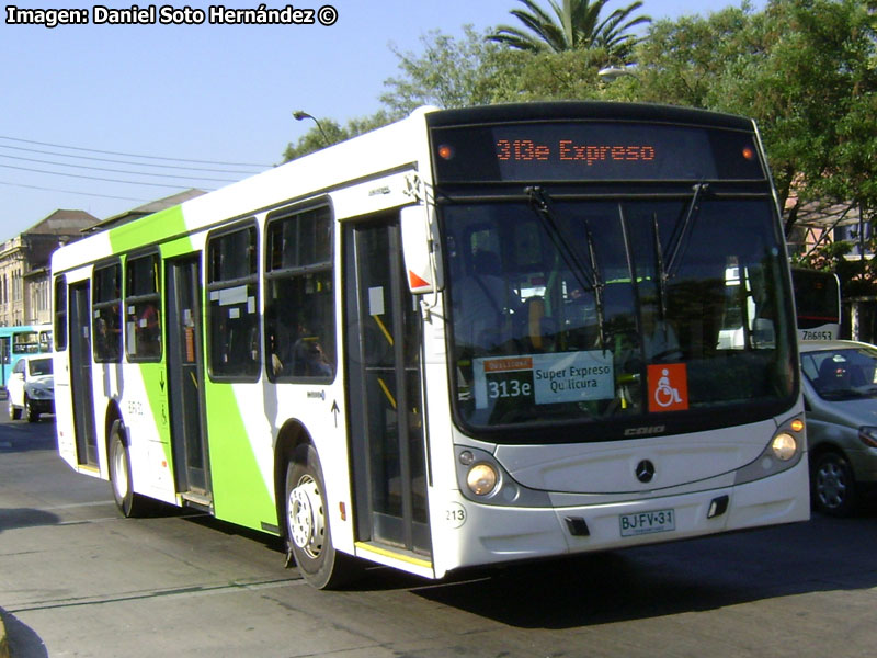 Induscar Caio Mondego H / Mercedes Benz O-500U-1726 / Servicio Troncal 313e