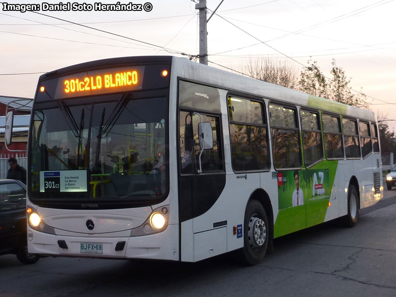 Induscar Caio Mondego H / Mercedes Benz O-500U-1726 / Servicio Troncal 301c2 (Punta Tarde)