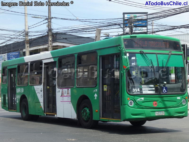 Induscar Caio Mondego H / Mercedes Benz O-500U-1725 / Servicio Troncal 314