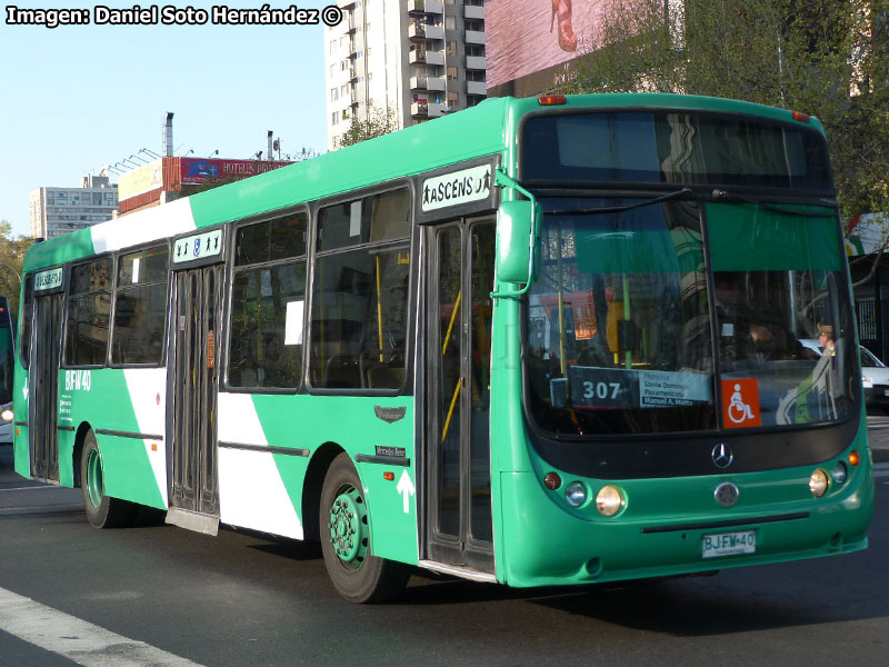 Metalpar Tronador / Mercedes Benz O-500U-1725 / Servicio Troncal 307